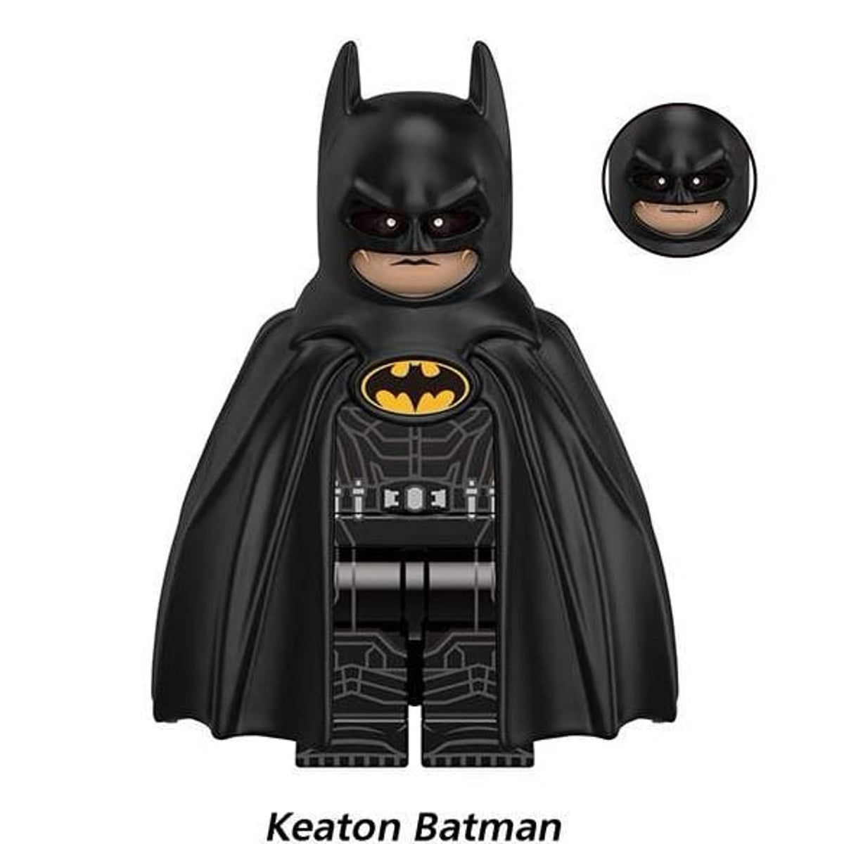 Michael Keaton Batman Minifigure - Icon | OG | Flash Movie | Custom Detective Collection Minifig