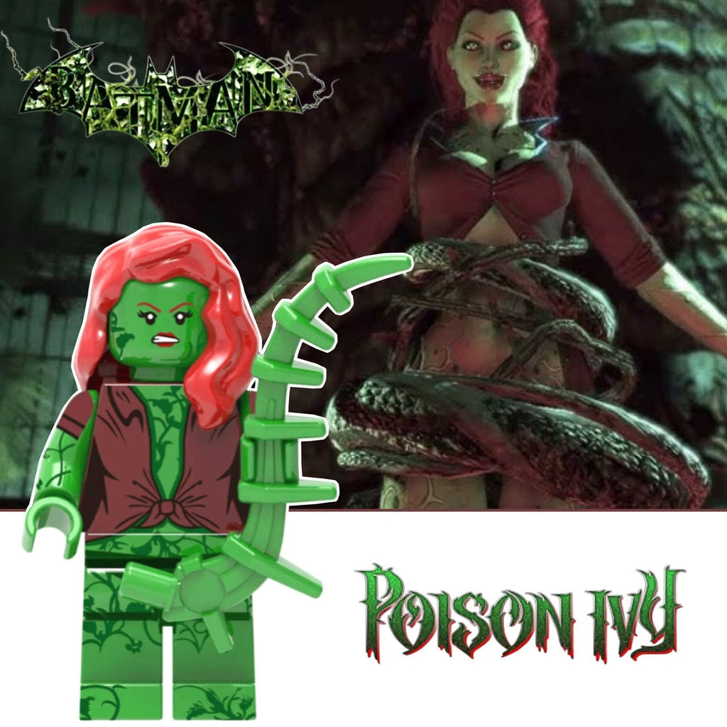 Poison Ivy Minifigure - Arkham Asylum | Pamela Isley | Detective Collection | Batman | Custom