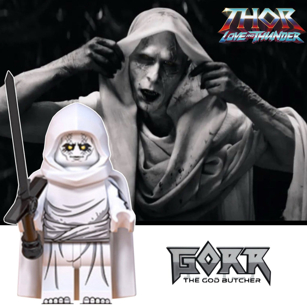 Gorr the God Butcher Minifigure - Thor Love & Thunder - Custom Marvel Minifig