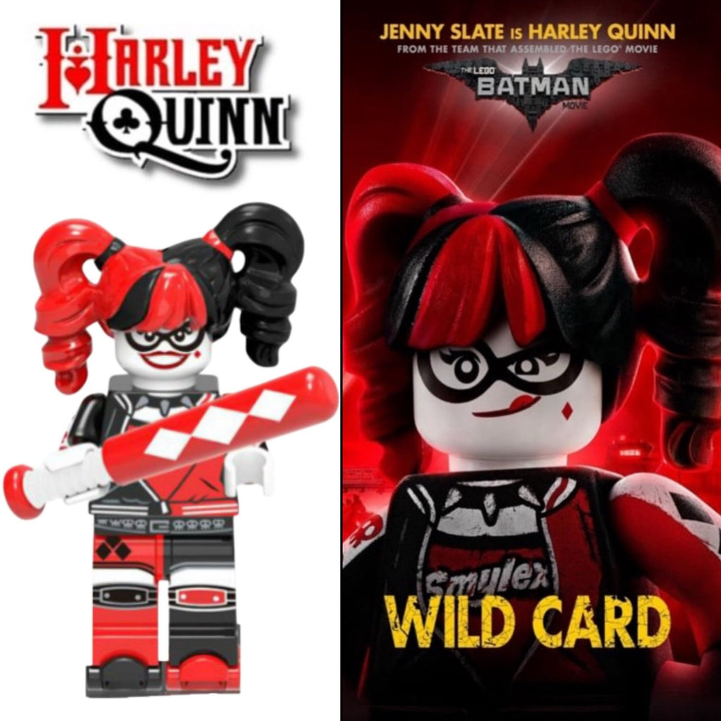 Harley Quinn Minifigure - Joker | LEGO Batman Movie | Custom Detective Collection Minfig