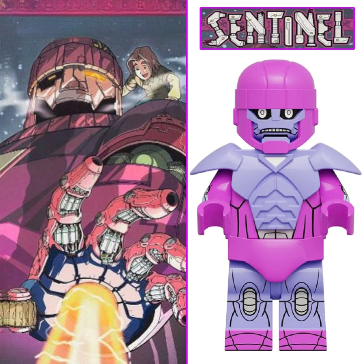 Sentinel BigFig Minifigure - X-men ‘97 - Custom Marvel Minifig