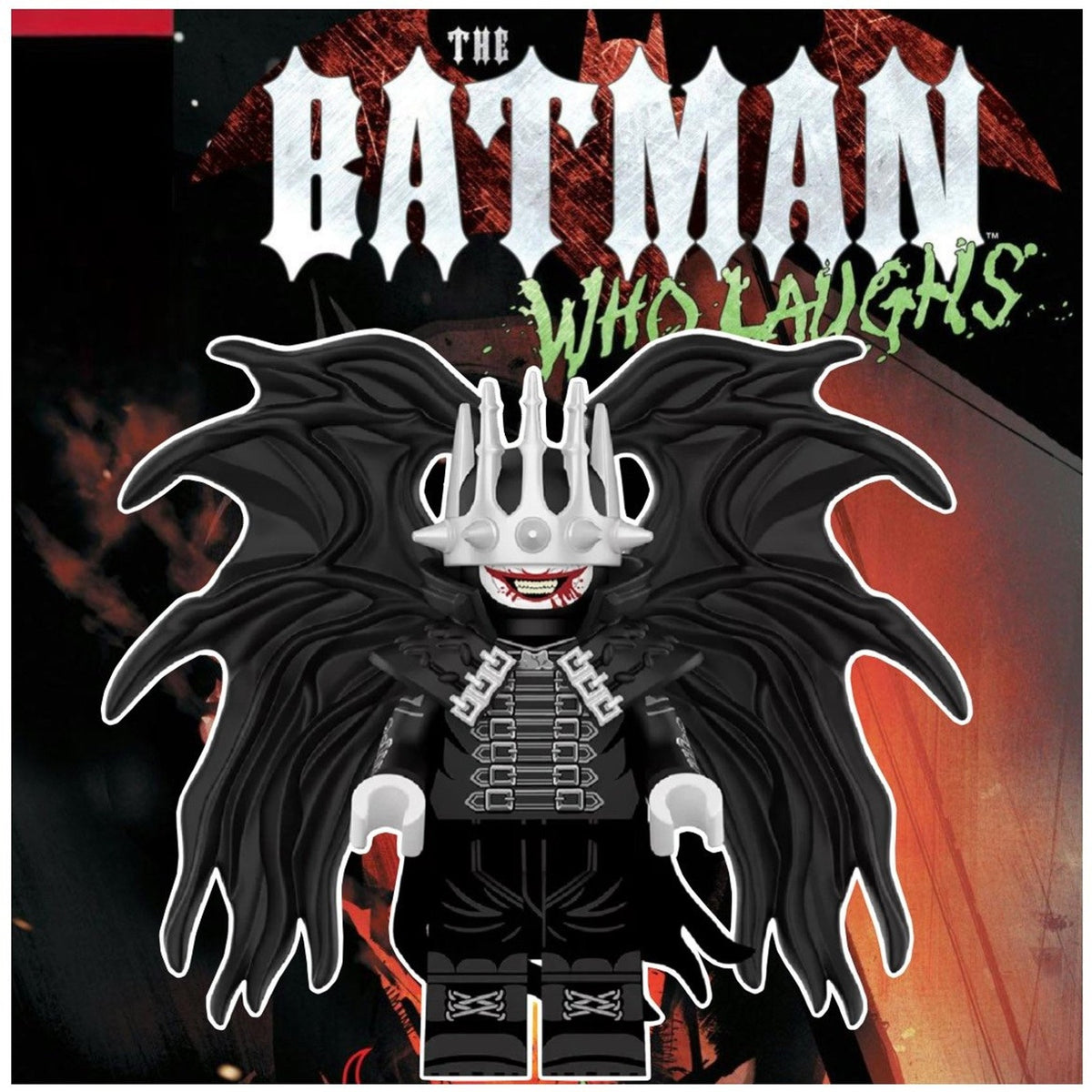 The Batman Who Laughs Minifigure - Earth-22 | Detective Collection Multiverse - Custom Minifig