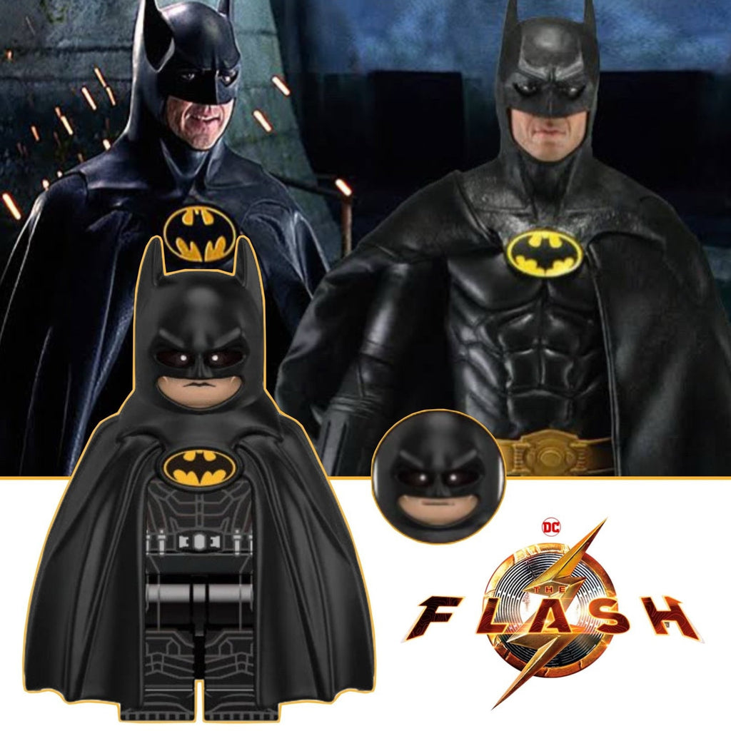 Michael Keaton Batman Minifigure - Icon | OG | Flash Movie | Custom Detective Collection Minifig