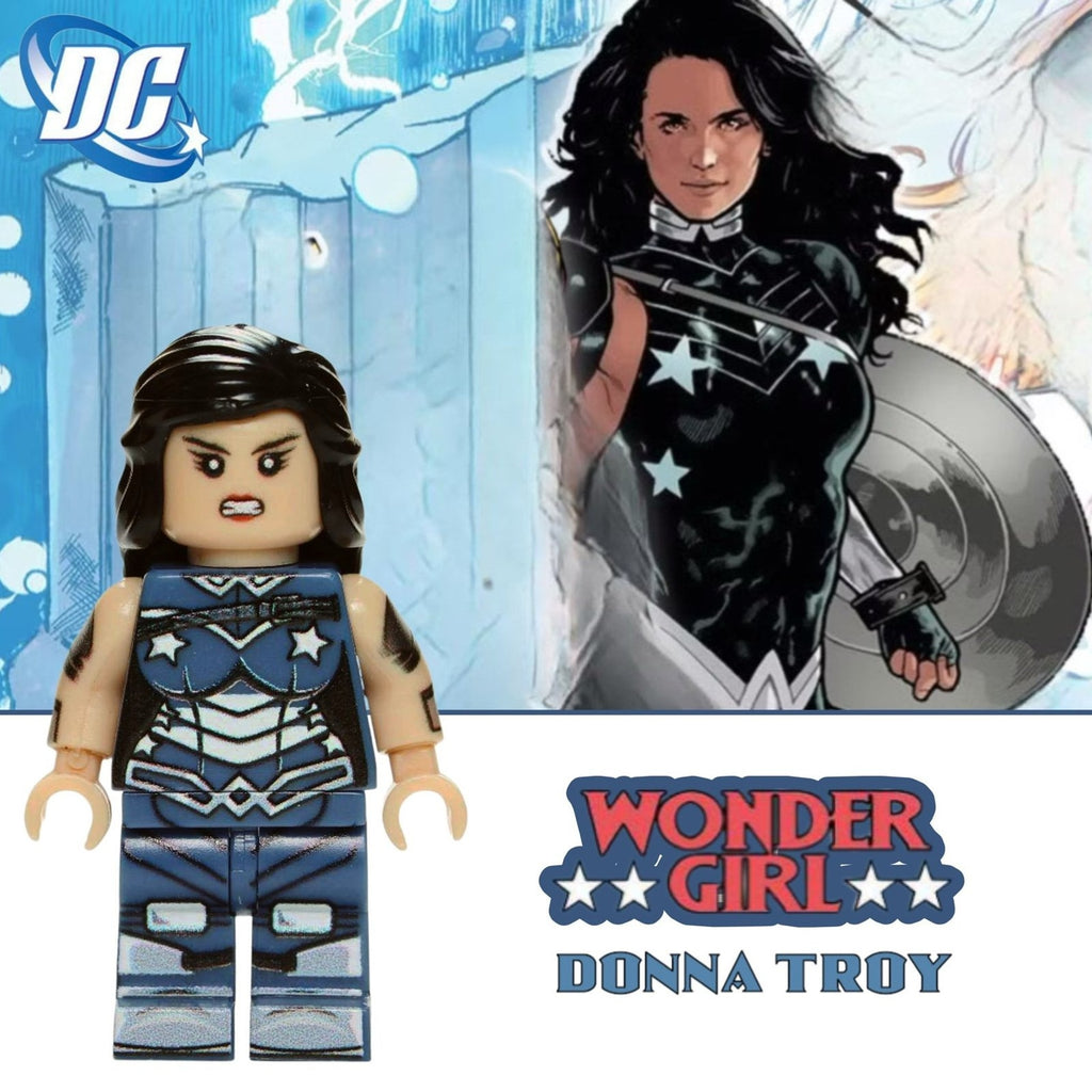 Wonder Girl Donna Troy Minifigure - Teen Titans | Darkstar | Troia - Detective Collection Minifig