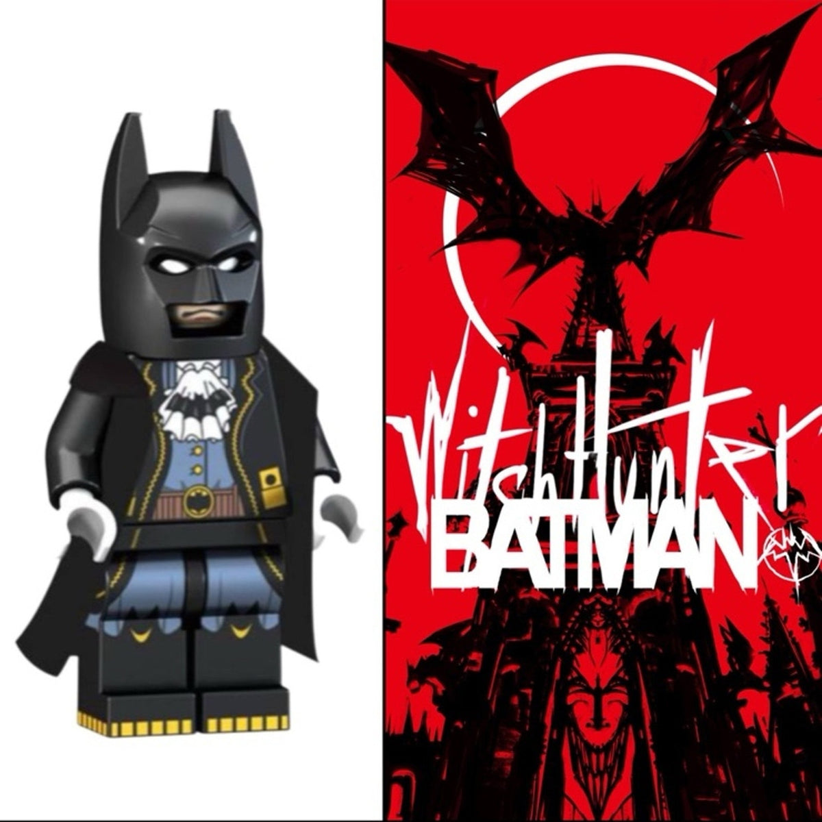 Witch Hunter Batman Minifigure - The Return of Bruce Wayne - Custom Detective Collection Minifig