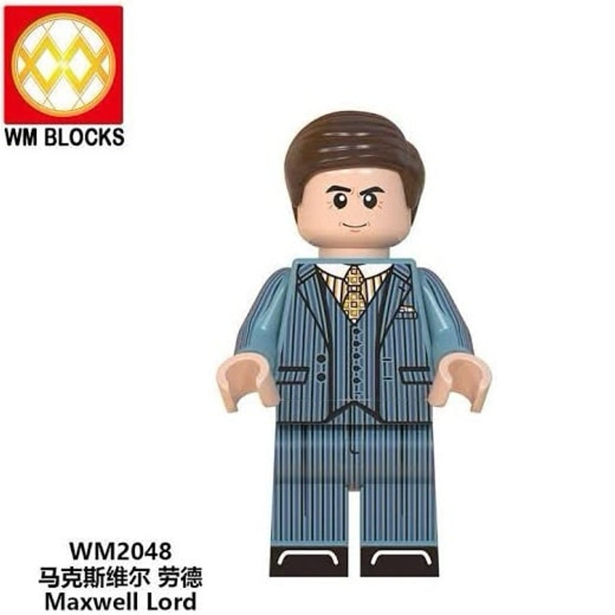Maxwell Lord Minifigure - Pedro Pascal | Wonder Woman 1984 | Custom Detective Collection Minifig