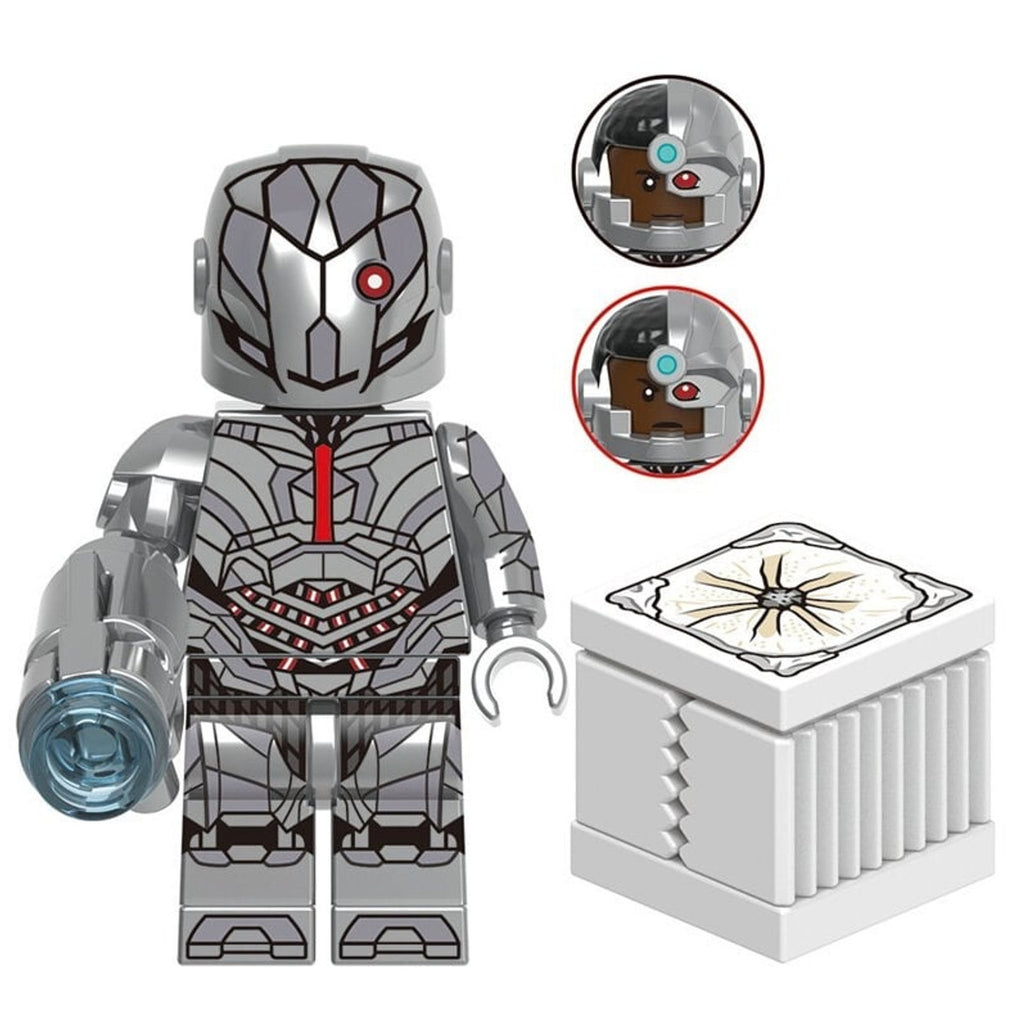 Justice League Minifigures BUNDLE  - DCEU | Snyderverse - (8) Custom Detective Collection Minifigs