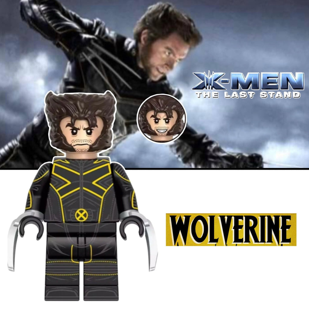Wolverine Minifigure - Fox X-men | The Last Stand | Hugh Jackman-Marvel Minifig