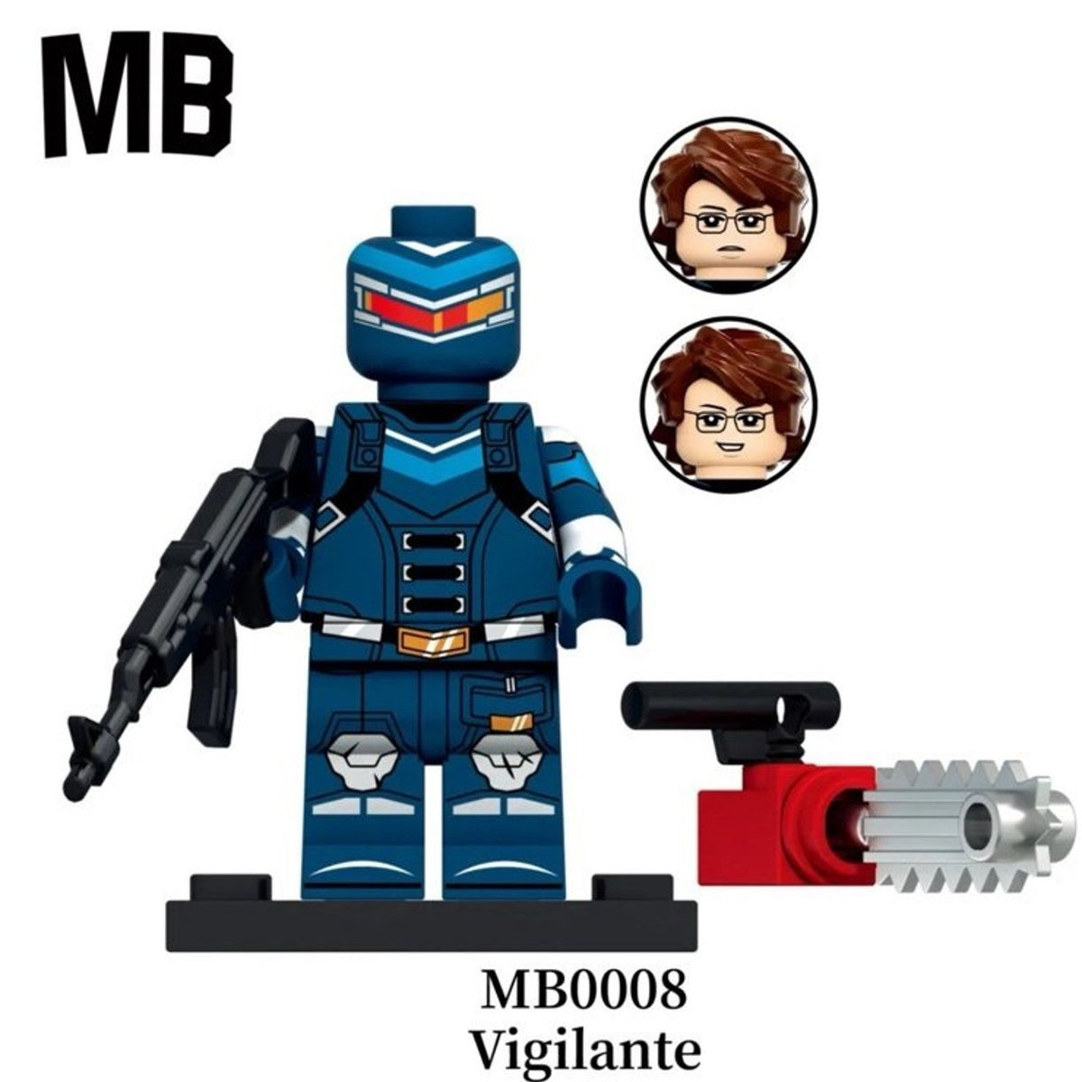 Vigilante Minifigure - Adrian Chase - Detective Collection PEACEMAKER Custom Superhero Minifig