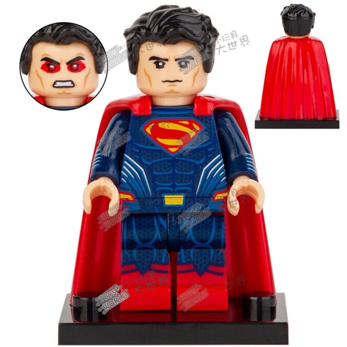 Henry Cavill Superman Minifigures - Original & Black Suit | Snyderverse | DCEU