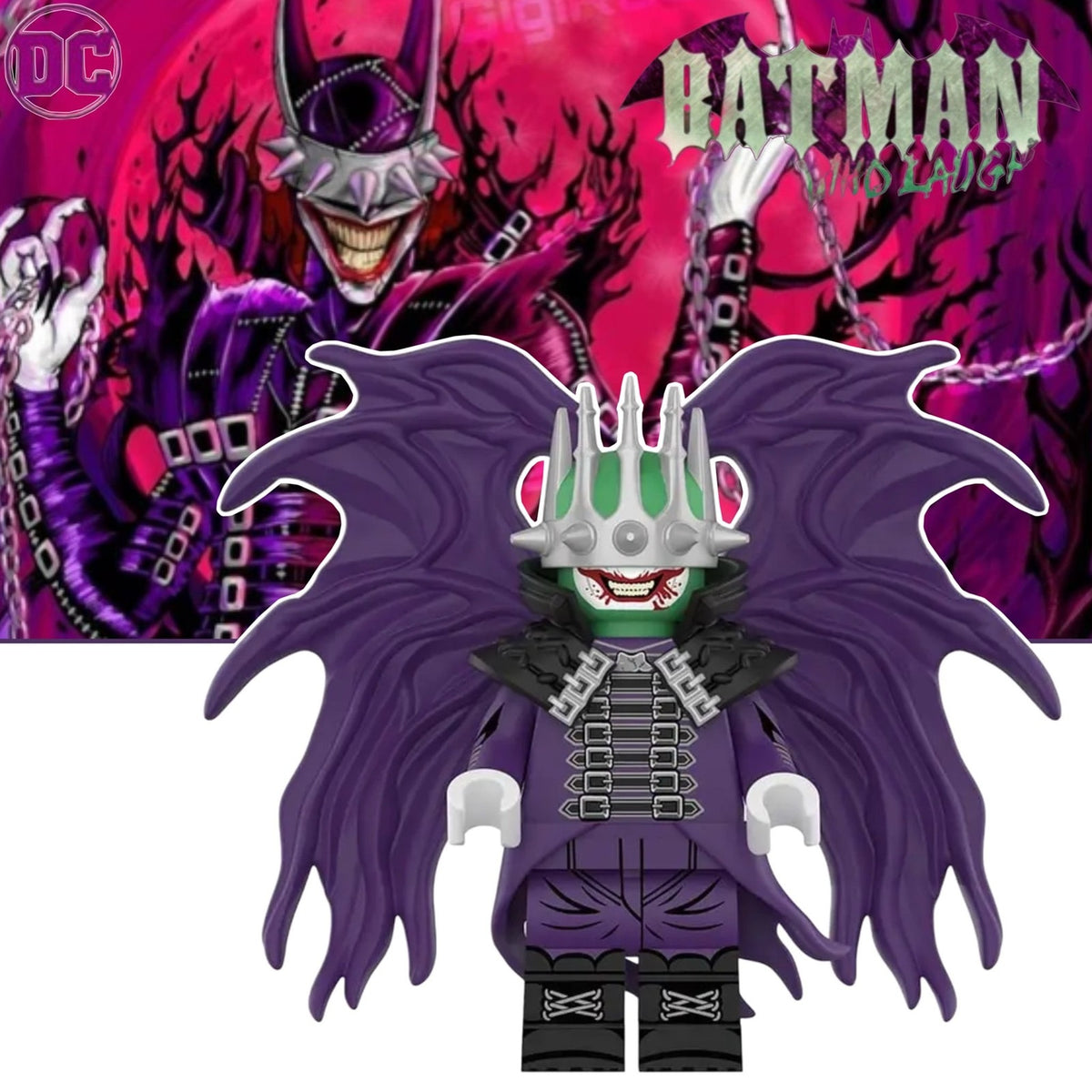 The Batman Who Laughs Minifigure - Earth-22 | Detective Collection Multiverse - Custom Minifig