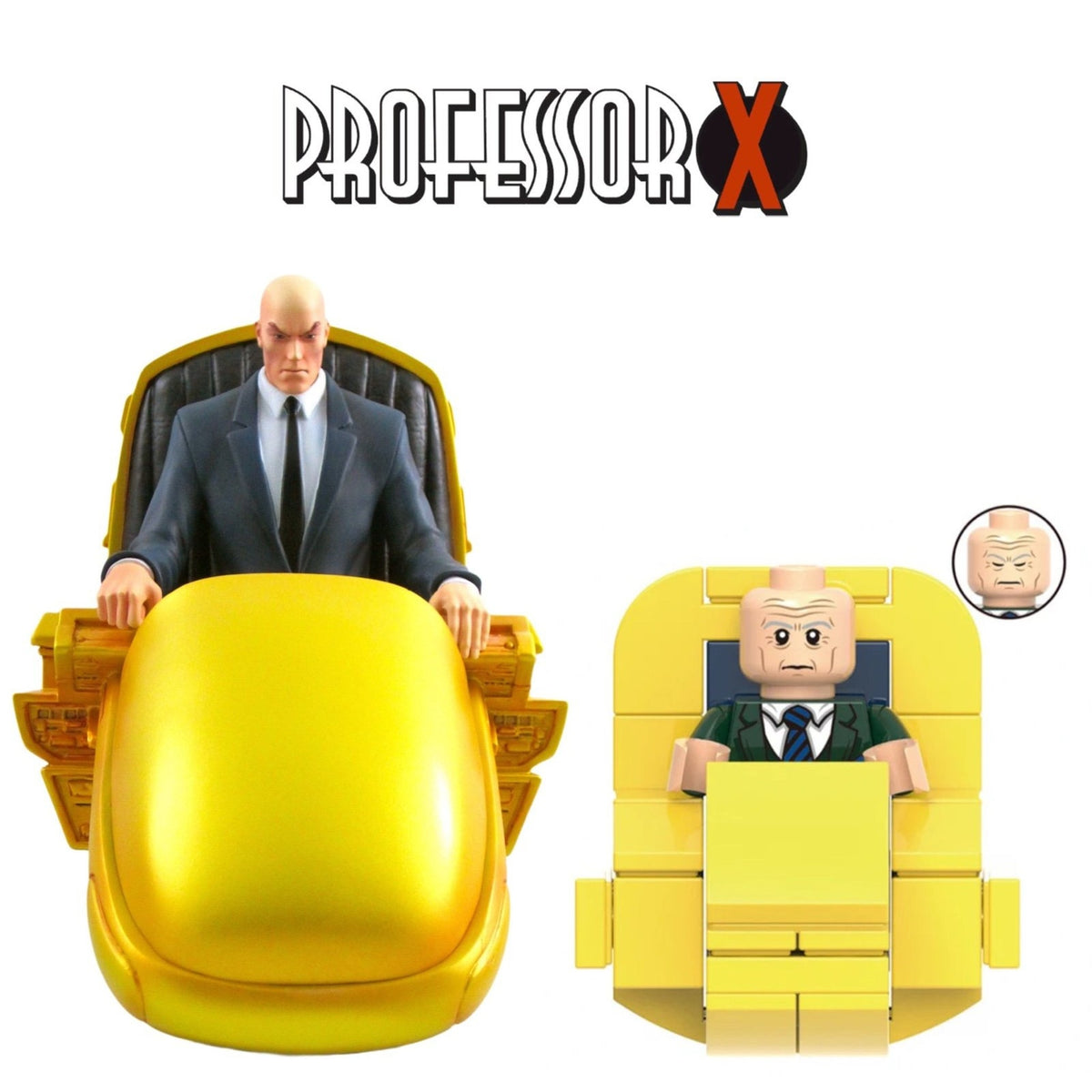 Professor X Minifigure - Charles Xavier | X-Men ‘97 | Custom Marvel Minifig