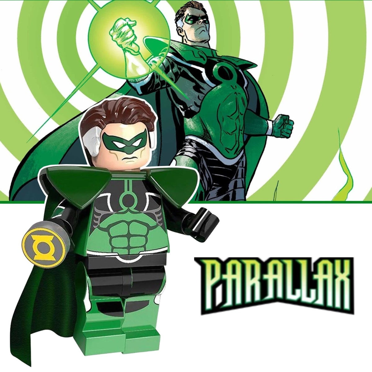 Parallax Green Lantern Minifigure - Hal Jordan | Lego Compatible | Custom DC