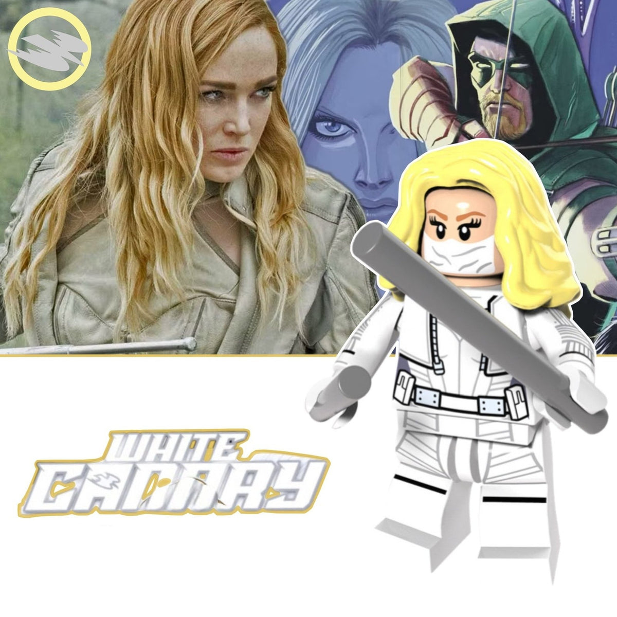 White Canary Minifigure - Sara Lance | Arrowverse | Detective Collection Legends of Tomorrow