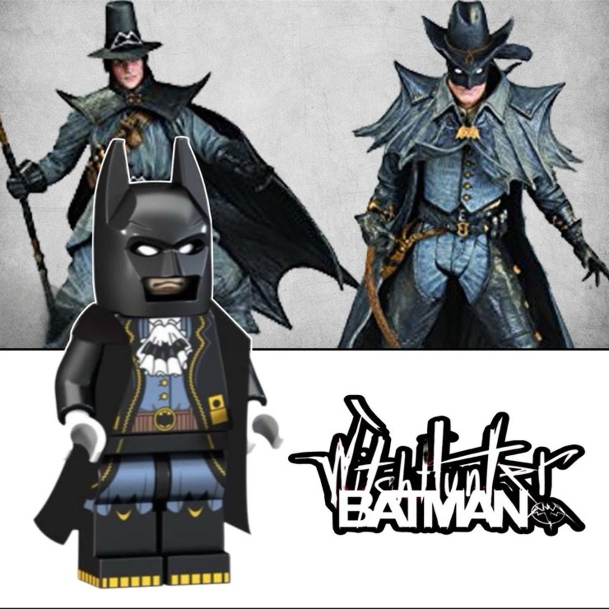 Witch Hunter Batman Minifigure - The Return of Bruce Wayne - Custom Detective Collection Minifig