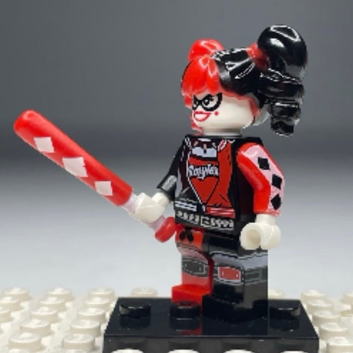 Harley Quinn Minifigure - Joker | LEGO Batman Movie | Custom Detective Collection Minfig